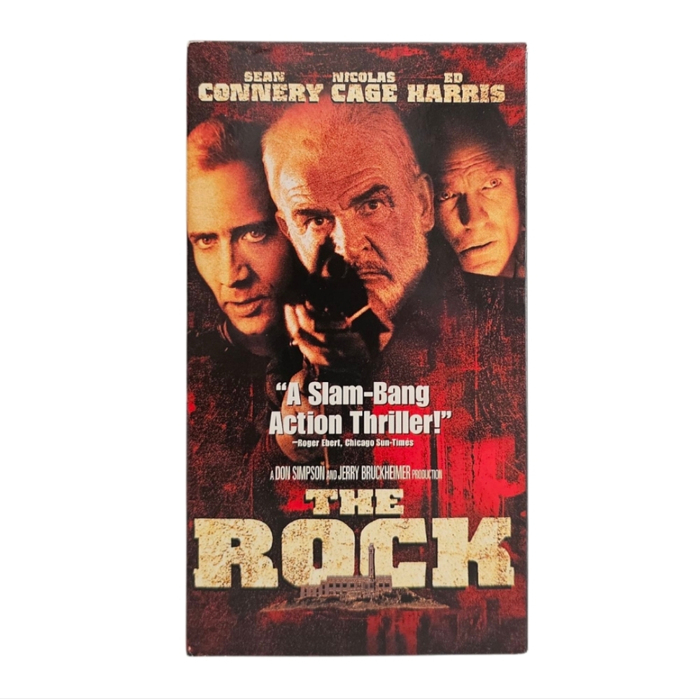 The Rock 1996 VHS, R Action Thriller Movie | Great Used Condition